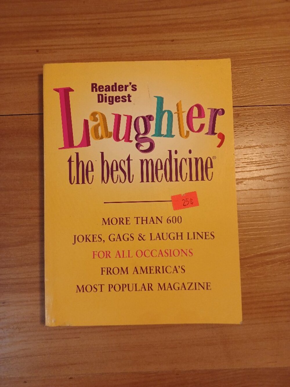 Laughter, Is The Best Medicine - Reader's Digest Book